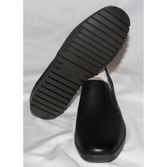 Dansko Women Linley Burnished Calf Leather Black Loafers Shoes - Picture 6 of 7